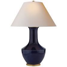 Lambay Table Lamp In Various Colors Denim Porcelain In 2021 Table Lamp Visual Comfort Lamp