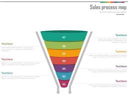 ppts sales process funnel map for lead generation powerpoint