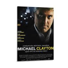 Michael Clayton Movie Poster Picture Print Wall Art Poster Painting Canvas  Posters Artworks Gift Room Aesthetic 16x24inch(40x60cm)
