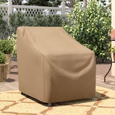 It is made to withstand sun, rain and other elements. Wayfair Basics Water Resistant Patio Chair Cover Reviews Wayfair