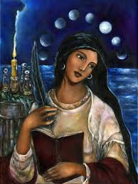 Mary Magdalene Art On Canvas Maria Magdalena La Magda Maria Etsy Spiritual Paintings Mary Magdalene Divine Feminine Art
