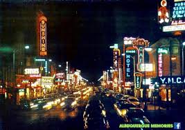 Lots of neon on Route 66 Albuquerque