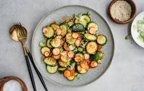Maybe you would like to learn more about one of these? Sweet Spicy Kimchi Spiced Cucumber And Radish Salad