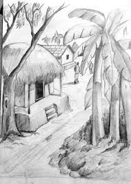 How to draw morning landscape with very simple and easy pencil sketching and shading tools: 25 Trendy Landscape Drawing Painting Canvases Landscape Pencil Drawings Landscape Drawings Pencil Drawing Images
