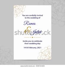Romeo and juliet act 2 when is the wedding of romeo and juliet to be held? Romeo And Juliet Wedding Invitation Romeo Juliet Wedding Card Invitation Web Stock Vector Royalty Free 1838761828 During This Time They Did Not Hand Out Wedding Invitations Instead It Was Announced