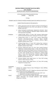 Bupati bangka tengah keputusan bupati bangka tengah nomor : Pdf Badan Permusyawaratan Desa Bpd A A Academia Edu