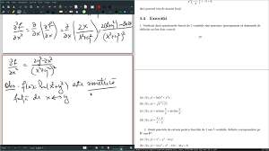 Noţiuni teoretice şi rezultate fundamentale. Seminar 4 Derivate ParÈ›iale Extreme Libere Youtube