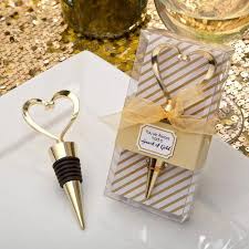 Gold Heart Bottle Stopper Favors Beau Coup Wine Stopper Wedding Favors Wine Wedding Favors Wedding Favours Bottles