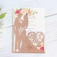 Space wedding wedding menu wedding bride bride groom wedding cake wedding receptions wedding invitations wedding ideas destination wedding inspiration. Rose Gold Wedding Invitations Marriage Anniversary Wedding Card Holder Bride Groom Laser Cutting Personalized Printing 50pcs Lot Cards Invitations Aliexpress