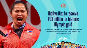 Breakdown of hidilyn diaz's p35.5m prize for winning olympic gold medal. Sys8yunbolx Ym