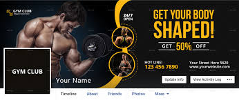 Fitness Gym Facebook Cover Template Facebook Cover Template Cover Template Facebook Cover