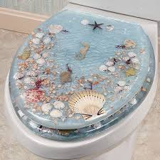 Toilet Seat Elongated Bathroom Toilet Seats Bath Room Accessories Shells Decor Toilet Seats