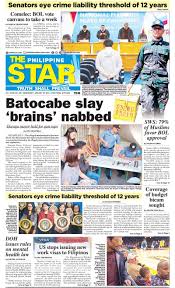 Video podcast latest news popular articles books webinars spotlight. The Star Cover January 23 2019 Philstar Com