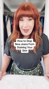 How to stop new jeans from staining your skin #styletips #fashiontips  #fashiontok #fashiontiktok #jeans #learnontiktok #denimtrick #denimtips  #howto #fashionhack #stylehacks #stylehack