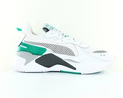 Puma Rs X Mercedes Blanc Turquoise Gris 306492 01