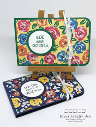 Gutschein Verpackung Garten Impressionen Mit Produkten Von Stampin Up Verpackung Gutscheine Geschenke Verpacken