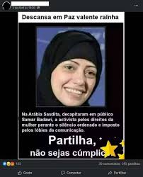 Fact Check. Ativista Samar Badawi foi decapitada?