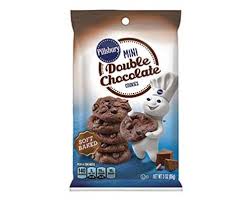 Pillsbury cookies are probably the easiest pre made dough packages sold to paste out some cookies on a pan! Pillsbury Mini Double Chocolate Cookies Convenience Store News