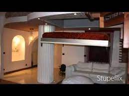 Si adatta a tutti i tipi di soffitto, anche in soffitti da 2.50m di altezza!!! Il Letto A Scomparsa Nel Soffitto Bed Up Down Youtube