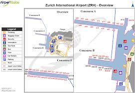 zurich zurich zrh airport terminal map overview airport map airport guide map