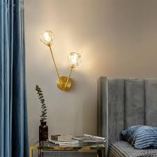The sheppard wall swing arm light shows that you don't have to sacrifice form for function. Copper Wall Lamp Simple Modern Tv Background Wall Glass Bedroom Headla Kolodo