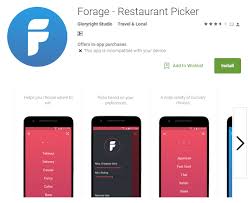 تطبيق يدلك على المطعم الأقرب إليك Forage Restaurant Picker عربي تك
