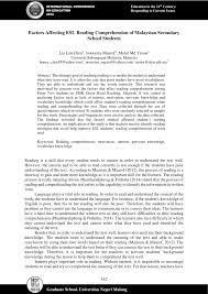 Recent papers in current education issues in malaysia. Pdf Education In The 21 Th Century Responding To Current Issues Factors Affecting Esl Reading Comprehension Of Malaysian Secondary School Students