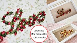 Valentines Box Frame Diy Ikea Kasseby Frame Valentine Box Diy Frame Box Frames