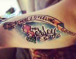 The t rock and roll theme is brought out with the classic jukebox. Jersey For Life Check Out These N J Themed Tattoos Nj Com