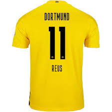 Chevrons face east and west, evoking images of the cannon on the club crest, which has faced both directions in the past. 2020 21 Puma Marco Reus Borussia Dortmund Home Jersey Soccerpro