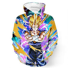 Dbz Hoodie Time Super Saiyan Blue Anime Hoodie Dragon Ball