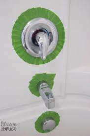 Using chrome paint for metal. How To Spray Paint Shower Fixtures Easy Diy Method Bless Er House