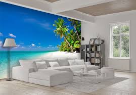 Palmen haben sich auf unserer erde nahezu auf jedem kontinent ausgebreitet. Wandmotiv24 Fototapete Strand Und Meer Karibik Fototapeten Tapete Wandbild Palmen Sand Himmel M0030 Landschaft Fototapeten Gunstig Kaufen