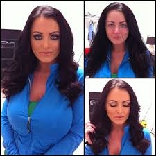 Porn Star Sophie Dee with and without makeup. (SFW) : r/pics