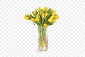 Transparent vase of flowers png. Floral Design Yellow Vase Tulip Cut Flowers Png 597x555px Floral Design Acacia Dealbata Color Cut Flowers