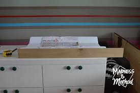 Today i will show you how to sew together this cute spring table topper. Diy Baby Change Table Top Madness Method