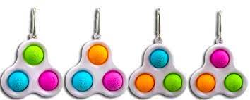 Pop Zee Sensory Fidget Keychain Building Blocks