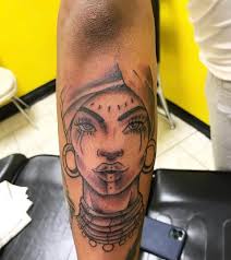 Marie Laveau Portrait Tattoo By Binky Warbucks At Iron Palm Tattoos
