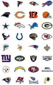 In 2008, the nfl modified their logo by reducing the number of stars from 25 to 8; Printable Nfl Logos