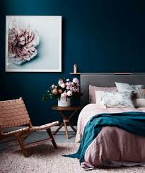 Add a printed pillow, or even paint a bold accent wall like the dark teal stripe. Beyond The Pale The Grown Up Way To Do Blue Pink Teal Bedroom Walls Blue Bedroom Colors Teal Bedroom Decor