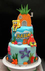 5.die kuvertüre im wasserbad schmelzen und dem schwammkopf eine hose aufmalen. Spongebob Torte Bestellen Schone Torten Torten Verzieren Torten Bilder Geburtstagskuchen Kinder Torten Dekorieren Kinder Kuchen