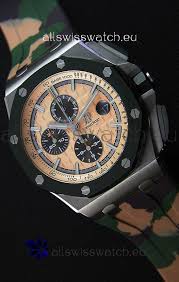 But almost all people can't pay for it on account notwithstanding it is a fake, it also can compete with the original, especially our website best audemars piguet royal oak offshore swiss replica watches. Audemars Piguet Royal Oak Offshore Chronograph Camo Edition 1 1 Replica Watch Als2018 Rpw8944