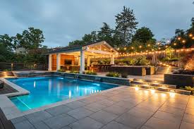 20 Sublime Contemporary Swimming Pool Designs You Ll Want To Dip In Backyard Pool Landscaping Pool House Designs Pool Landscaping