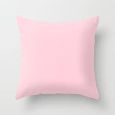 Light Soft Pastel Pink Solid Color Throw Pillow Solid Color Throw Pillows Throw Pillows Pink Pillows