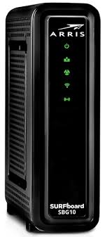 The cable modem router is cablelabs certified® and works with xfinity® from comcast, time warner cable®, cox®, cablevision®, bright house arris. Surfboard Sbg10 Docsis 3 0 Cable Modem Wireless Router Arris