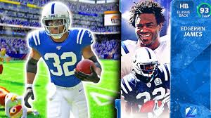 He won a pair of rushing titles and had five seasons with at least 50 receptions during his time with the colts.a shifty running back who. Edgerrin James Is A Glitch 250 Yds 3 Tds Madden 21 Ultimate Team Legends Youtube