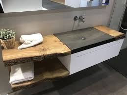 Granitwaschbecken Mit Echtholzabdeckung Granit Waschbecken Nach Mass Abdeckung Aus Echtem Holz Asthetisches U In 2020 Badezimmer Rustikal Badezimmer Mobel Badezimmer