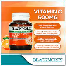 Blackmores vitamin c 500mg 60s. Vitamin C 500mg Blackmores Vitaminwalls