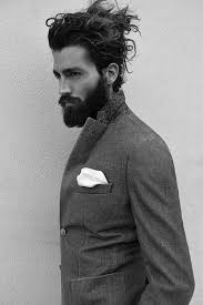Messy And Curly Hair And Beard Styles Mens Style Guide Mens Hairstyles