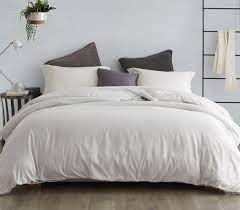 The cannon heritage collection of solid colors is the perfect coordinate for your home. Essential Dorm Room Bedding Decor Off White Twin Xl Duvet Cover Cozy Supersoft Jet Stream